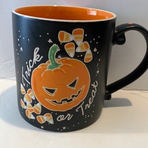Trick Or Treat Jack-O-Lantern & Candy Corn Mug